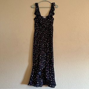 Patterned Midi Dress